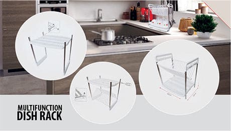 Solid Multifunctional Dish Rack, Utensils Dishes Drying Drainer, Two Level Kitchen Rack, Dish Drying Rack, Dishes Cutlery Dry Rack, Kitchen Bowl Plate Tableware Rack, Dinnerware Organizer Basket Solid Multifunctional Dish Rack, Utensils Dishes Drying Drainer, Two Level Kitchen Rack, Dish Drying Rack, Dishes Cutlery Dry Rack, Kitchen Bowl Plate Tableware Rack, Dinnerware Organizer Basket